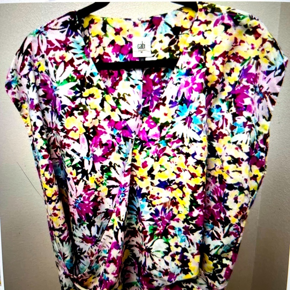 CAbi punk floral blouse - Picture 1 of 3